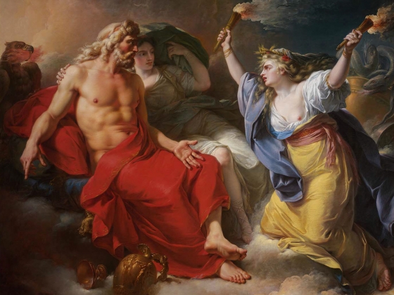 Antoine-Francois Callet, Ceres Begging for Jupiter's Thunderbolt after the Kidnapping of Her Daughter Proserpine, 1777 Antoine-Francois Callet, Ceres Begging for Jupiter's Thunderbolt after the Kidnapping of Her Daughter Proserpine, 1777